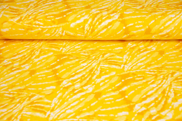 French Terry Batik, gelb, 0,5 m